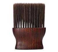 Pesderty Cepillo de PeluqueríA del Cuello para Cortar el Cabello, Cepillo de Limpieza Suave para el Cuello, Herramienta de PeluqueríA Profesional de SalóN Rojo-MarróN, 2