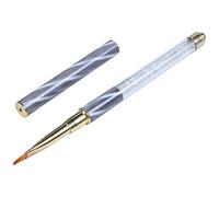Pesderty Cepillo de Pluma de Arte de Uñas Diamante de Imitación Ojo de Acrílico Pintura de Tallado Uñas de Gel Pluma de Liner de Manicura Extensión 03