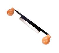 Pesderty Cuchillo para Trabajar la Madera con Hoja de Acero de Alto Carbono, Herramienta Manual para Descortezar Madera, Manejar de Madera, Herramienta para Trabajar la Madera