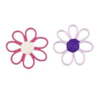 Pesderty DecoracióN, de, Macramé Tejido, Cuerda para Colgar en la Pared, Adorno de Pared Tejido Hecho A Mano, Colgante de Flores para HabitacióN de NiñA B
