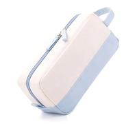 Pesderty Estuche para LáPices de Gran Capacidad con Asa, Estuche Suave para BolíGrafos, Bolsa Organizadora de úTiles Escolares para Adolescentes, NiñAs y Adultos, Azul