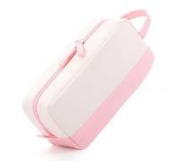 Pesderty Estuche para LáPices de Gran Capacidad con Asa, Estuche Suave para BolíGrafos, Bolsa Organizadora de úTiles Escolares para Adolescentes, NiñAs y Adultos, Color Rosa