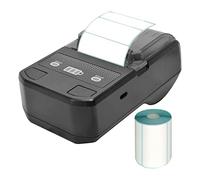 Pesderty Fabricante de Etiquetas TéRmicas de 58 Mm Mini Impresora de Etiquetas InaláMbrica BT Impresora de CóDigo de Barras con BateríA Recargable, A