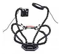 Pesderty Herramienta Soporte PCB para Soldadura Tercera Mano Que Ayuda A Manos A Hacer Manualidades Estación Soldadura con Ventiladores Refrigeración CC USB Flexibles 6 Piezas B