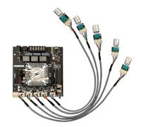 Pesderty -HT21 2G HiFi Bluetooth 2.1 Canales de Potencia Audio EstéReo Placa Amplificadora para Subwoofer 160Wx2 + 220W Graves Agudos TDA7498E A