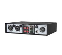Pesderty Interfaz de Audio USB Externa Tarjeta de Sonido 2 Entradas y 2 Salidas USB Computadora Tarjeta de Sonido Sin Controlador GrabacióN en Mezclador de Karaoke