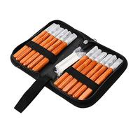 Pesderty Juego de 12 Cuchillos para Tallar con Manejar de Madera, Juego de Herramientas Manuales para Tallar CarpinteríA