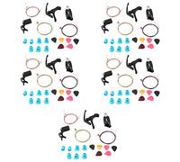 Pesderty Juego de Accesorios para Guitarra, Afinador de, Accesorios para Cuerdas, Ukelele, Clip de Cambio de Tono Universal, Herramienta para Cambiar Cuerdas