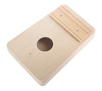 Pesderty Kit Diy Kalimba De 10 Teclas Piano De Pulgar De Tilo Mbira Para Trabajos Manuales De Pintura Padres-Niño Campaña