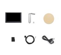 Pesderty Mesa de Pantalla Secundaria de Chasis USB de 5 Pulgadas con 800X480 con FuncióN de CaptacióN Pantalla Secundaria IPS de una LíNea Tipo C, Negro