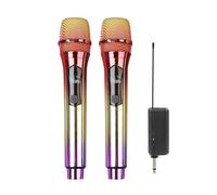 Pesderty MicróFono InaláMbrico, MicróFono DináMico de Mano, de MicróFono InaláMbrico con Receptor Recargable C