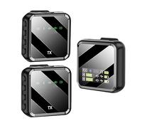 Pesderty MicróFono Lavalier InaláMbrico PortáTil Anti-Interferencia CancelacióN de Ruido GrabacióN Pantalla Digital Streaming Mic-A