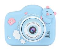 Pesderty Mini CáMara Digital de Juguete con Pantalla de 2 Pulgadas, CáMara de VíDeo, Juguete Educativo para, Regalo de CumpleañOs para NiñO y NiñA, Color Azul