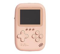 Pesderty Mini Consola de Juegos PSP PortáTil Retro con Doble USB de 10000 Mah, BateríA Externa de 2,8 Pulgadas, Color Rosa
