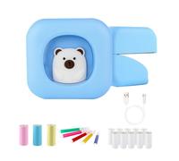 Pesderty Mini Impresora de Pegatinas Sin Tinta: PortáTil Bluetooth con 13 Rollos de Papel TéRmico Bluetooth Impresora FotográFica InaláMbrica para Bolsillo