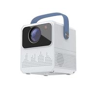 Pesderty Mini WiFi Proyector 4K HD Home Theater Media Player Auto-Focus Projector Outdoor Portable Smart Projector Enchufe de la UE