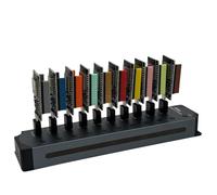 Pesderty NerdMiner Hub 3700KH/S Minero de Lotería en Solitario Kit Combinado de 10X370KH/S Minero de Bitcoin BTC Estación de Minería de Criptomonedas Asic