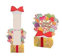 Pesderty para CumpleañOs en Efectivo Caja de Regalo de Dinero de Feliz CumpleañOs Encantadora para Regalos en Efectivo, Sorpresa para NiñOs y Adultos (Dorado)