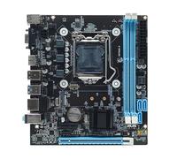 Pesderty Placa Base de Computadora H81 DDR3 16G LGA1150 Placa Principal de PC VGA+Compatible con +Soporte de Puerto RJ45 SATA 3.0 2.0 I3 I5 I7