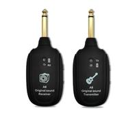 Pesderty Receptor Transmisor de Inalámbrico de Guitarra UHF Batería Incorporada Rango de Transmisión de Sonido de 50 M para Bajo de Guitarra