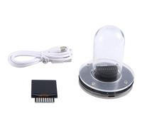 Pesderty Reloj Despertador Digital Vintage Nixie Tube IPS, Pantalla LCD para Fotos de Tiempo, SimulacióN de Reloj DIY Nixie Tube