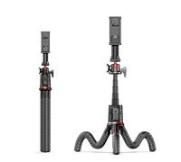 Pesderty Soporte para TríPode para TeléFono Selfie Stick, TríPode de Pulpo Flexible Extensible para TeléFono Inteligente y CáMara con Control Remoto InaláMbrico