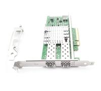 Pesderty Tarjeta de Red Ethernet 10 Gigabit Pci Express X8 X520-SR2 Adaptador de Red de Puerto SFP+ Simple/Doble E10G41BTDA
