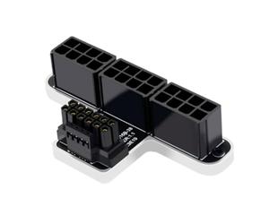 Pesderty Tarjeta GráFica Serie 3X8P A 40 ATX 3.0 12V HPWR 12+4P 600W Conector de DireccióN Asistida de 180 Grados, Plata B
