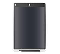 Pesderty Temporada Escolar Tableta de Escritura Fina de 12 Pulgadas ElectróNica Borrable a Mano Pintura Graffiti LCD Tableta de Dibujo,Blanco