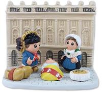 Pesebre del Mundo de Cerámica de la Colección Pintado a Mano (Normandía)