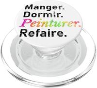 Pesebre. Dormir. Peinturer. Refaire. - Francés PopSockets PopGrip para MagSafe