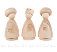 Pesebres Y Accesorios Reyes Magos, Moderno Natural H=aprox 9 cm NUEVO Erzgebirge