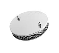 Pesfehhy 1 Pieza de Filtro de Aire de Alto Flujo de Aire para Tortitas Cromadas para Coche para Todos los Carburadores SU HS4 de 1½ Pulgadas 14X3Cm