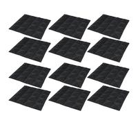 Pesfehhy 12 pcs - Paneles de pared de tratamiento de piramide de absorcion de sonido de espuma acustica a prueba de sonido
