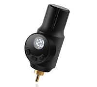 Pesfehhy 1500MAh Tattoo Pen BateríA Pantalla LCD Conector de Interfaz Mini Fuente de AlimentacióN InaláMbrica para MáQuina Rotativa de Tatuaje