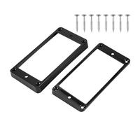 Pesfehhy 2 Uds Anillos de Montaje de de Pastillas Humbucker Curvas Negras para Guitarra EléCtrica