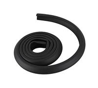 Pesfehhy 2M Protección Para Niños Mesa Guardia Tira Productos De Seguridad Para Bebés Borde De Vidrio Muebles Horror Crash Bar Esquina Espuma Parachoques Colisión (Negro)