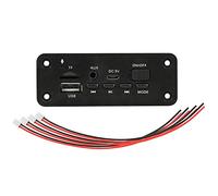 Pesfehhy 2X3W Amplificador DC 5V MP3 WMa InaláMbrico Bluetooth 5.0 Placa Decodificadora MóDulo de Audio USB FM TF Grabar Radio Entrada AUX para AutomóVil
