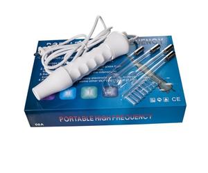 Pesfehhy 4 en 1 Dispositivo de Belleza de Electroterapia Portátil de Alta Frecuencia Quitamanchas Cuidado de la Piel Spa Derma 4 Violeta Enchufe de la UE