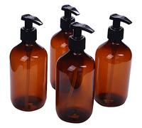 Pesfehhy 4 Unids 500Ml Bomba Botella Maquillaje BañO Champú LíQuido Botella Dispensador de Viaje Botella Contenedor para JabóN Gel de Ducha