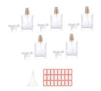 Pesfehhy 5 de de 30 Ml, Atomizador Cosmético Pequeño, de Perfume, Contenedor de Atomizador, Botella de de Vidrio para Viajes
