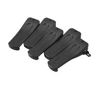 Pesfehhy 5pzs Clip de Cinturon para H777 Caliente Modelo Radio -666S -777S -888S 666S 777S 888S Accesorios para Walkie Talkie Abrazaderas Negro