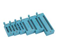 Pesfehhy 6Pc Universal 14/16/18/24/28/40 Pin IC Prueba Universal ZIF Enchufe Caliente Decoración de Casa