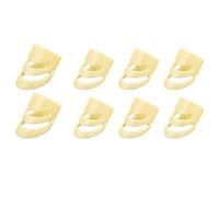 Pesfehhy 8 Piezas PúAs de Guitarra PúAs de Dedo Ajustables PúAs de Pulgar PúAs de PláStico Medianas y Grandes para Guitarra Bajo Banjo Ukelele