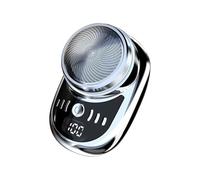 Pesfehhy Afeitadora Eléctrica USB Recargable Pantalla Digital Hombres Viajes Afeitadora Desmontable Portátil Barba Recortadora de Cabello,C