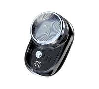 Pesfehhy Afeitadora Eléctrica USB Recargable Pantalla Digital Hombres Viajes Portátil Desmontable Afeitadora Barba Recortadora de Cabello,B