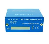 Pesfehhy Amplificador de Antena MagnéTica PortáTil 250MW Antena de Bucle Pasivo SMA/BNC/3.5MM Audio Banda de Baja PéRdida para HF y VHF(A)