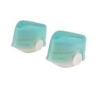 Pesfehhy Aplicador de Protector Solar para Niños, Juego de Brochas de Protección Solar con Tapa Protectora, Aplicador de Loción de Protección Solar, 2 Piezas (C)