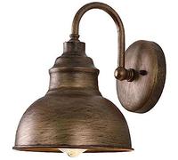 Pesfehhy Aplique de Pared Vintage Cuello de Cisne Luz Industrial Vintage Granja Aplique de Pared Exterior Impermeable (Bronce)