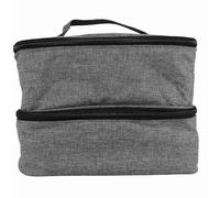 Pesfehhy Bolsa de Almacenamiento de Esmalte de UñAs, Organizador de Bolso Grande PortáTil de Nailon para CosméTicos